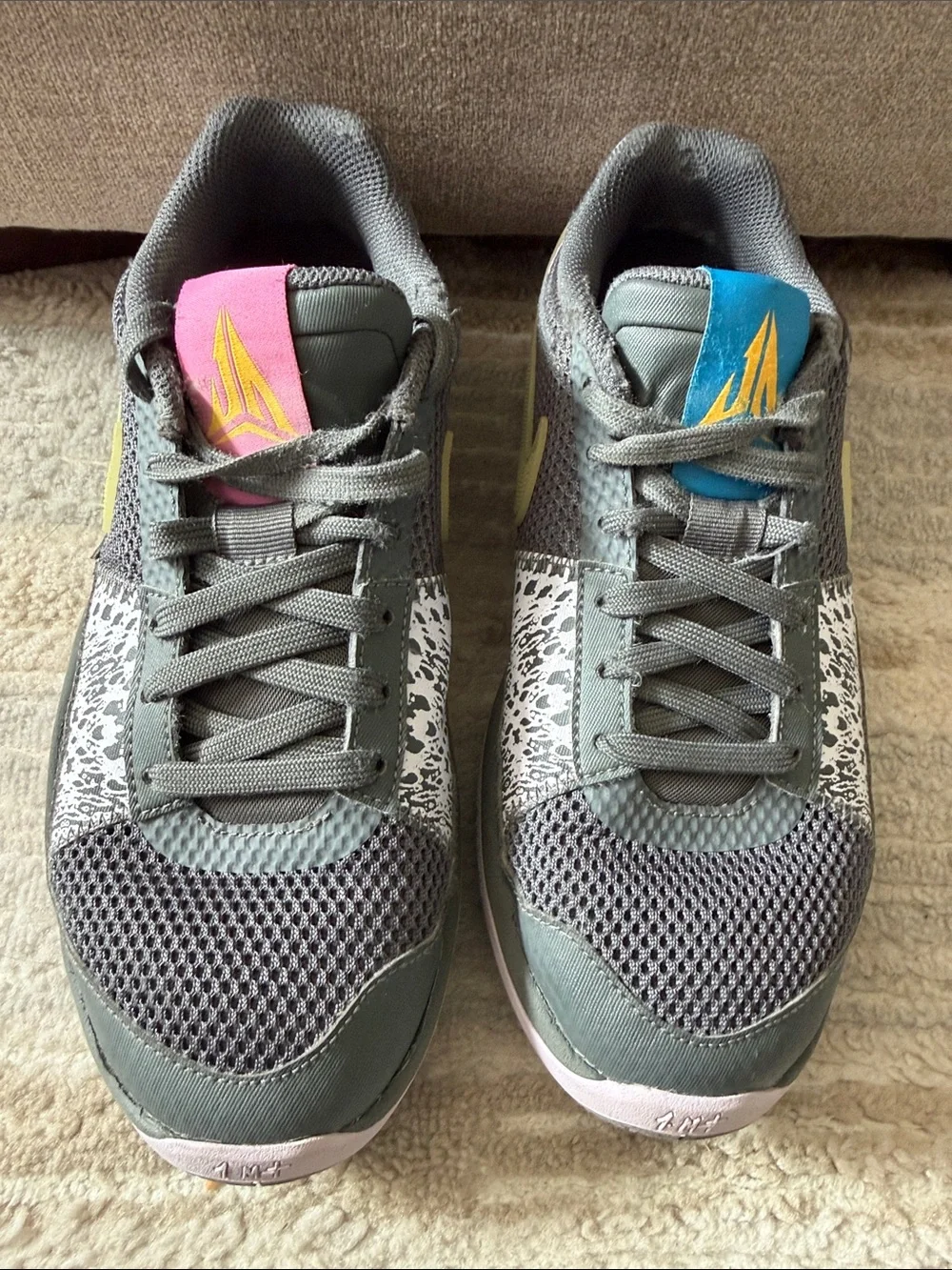 Nike Ja 1 GS Personal Touch - Size 7Y Gray Boys Basketball Sneaker